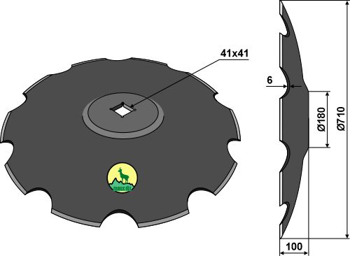 Agrometall Concave discs