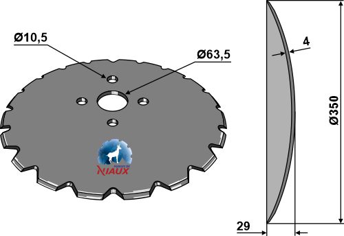Rabe Seed drill discs