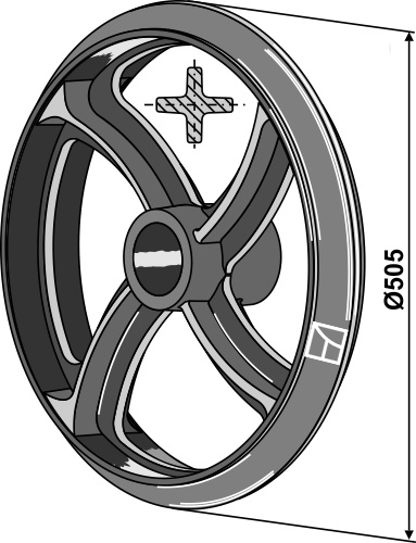 Cambridgering - Ø505mm geeignet für: Quivogne Cambridge roll rings and breaker rings