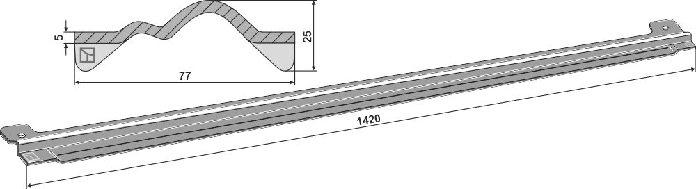 Kemper Scraper floor rails