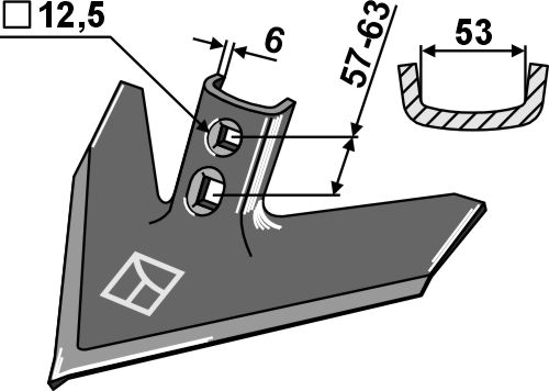 Schwergrubberschare