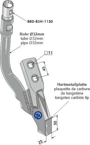 Säschar geeignet für: Zaaitechniek - Granulat BOURGAULT