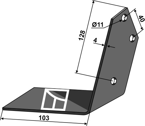 Winkelmesser - links