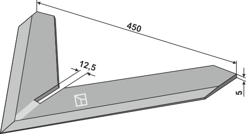 Hackschar 450mm geeignet für: Steketee