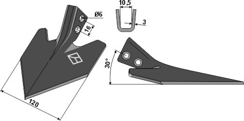Lemken Underplove typ DuraMaxx / W40 - W52