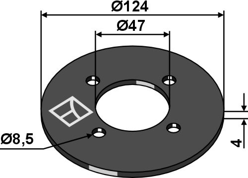 Adapter-Stützscheibe für Fingerhack