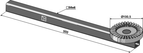 Haltearm mit Klemmscheibe