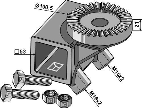 Klemmhalter mit Zahnscheibe