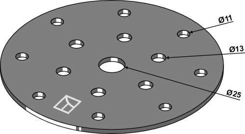 Koppelscheibe Ø220mm