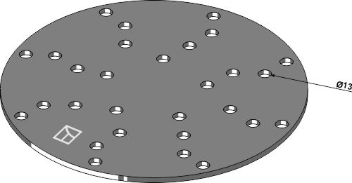 Koppelscheibe Ø400mm
