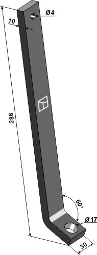 Soporte para escardador de dedos Ø250mm / Ø290mm