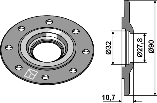 Kverneland Underplove typ Hydrein / Agrator