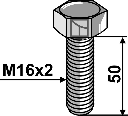 Schraube M16x2