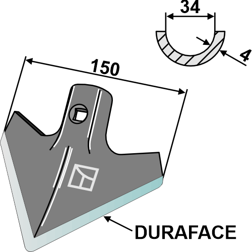 Hackschar - DURAFACE