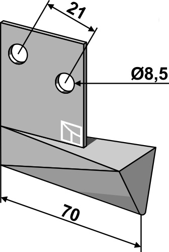 Ploeglichaam type WXL430 ©-PLUS