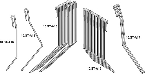 Striegelzinken - Satz - Exaktstriegel III geeignet für: Amazone Following tine