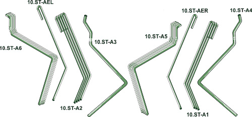 Amazone Muelles de rastra para sembradoras