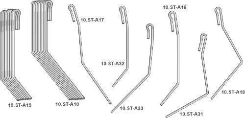 Striegelzinken - Satz - Exaktstriegel III geeignet für: Amazone Following tine