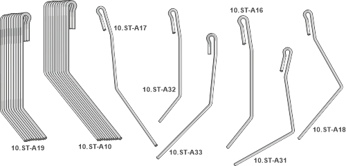 Striegelzinken - Satz - Exaktstriegel III geeignet für: Amazone Following tine