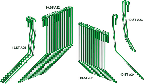 Striegelzinken - Satz Exaktstriegel III S geeignet für: Amazone Following tine