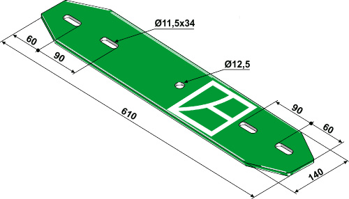 Blattfeder - 610 geeignet für: 