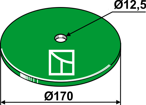 Blattfeder - Ø170 geeignet für: Kverneland