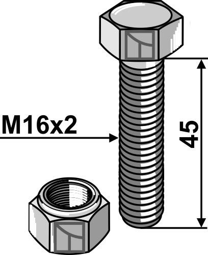 Schraube M16 x 45