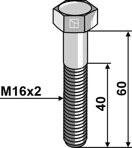 Schraube M16 x 60