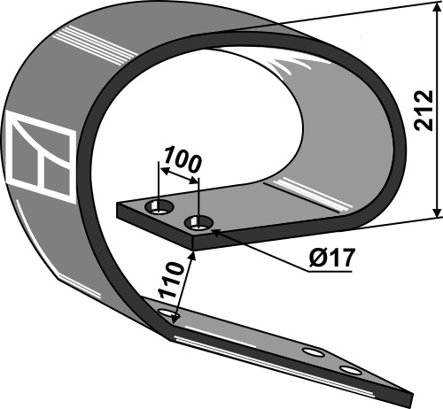 Ploeglichaam type UN430 ©-PLUS