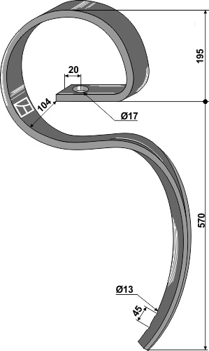 Großfederzinken ''Elephant''