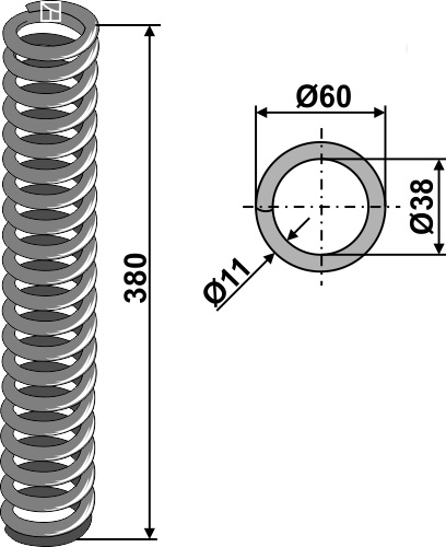 Verstärkungsfeder Ø60