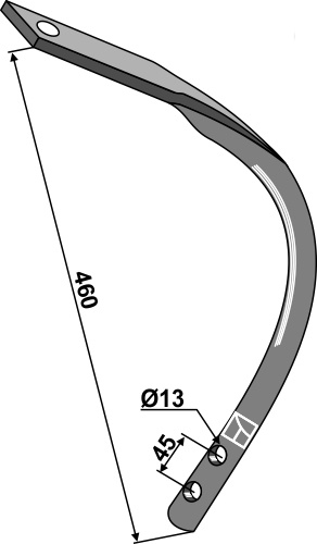 Ploeglichaam type BP-353 RS