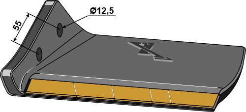 Ersatzflügel - Hartmetall - links