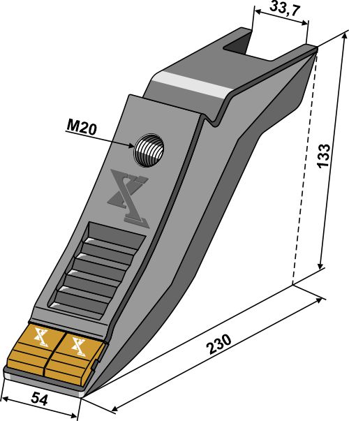 Scharspitze - Hartmetall