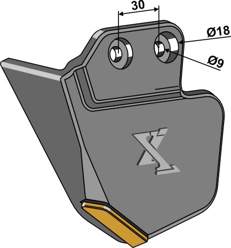 Brăzdar - din metal dur geeignet für: Amazone Brăzdar
