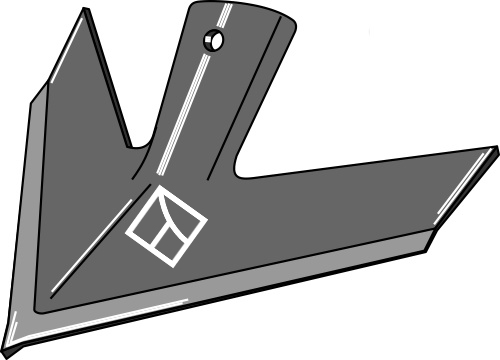 Schnell-Wechsel-Flügelschar für Flachgrubber geeignet für: Grégoire Besson