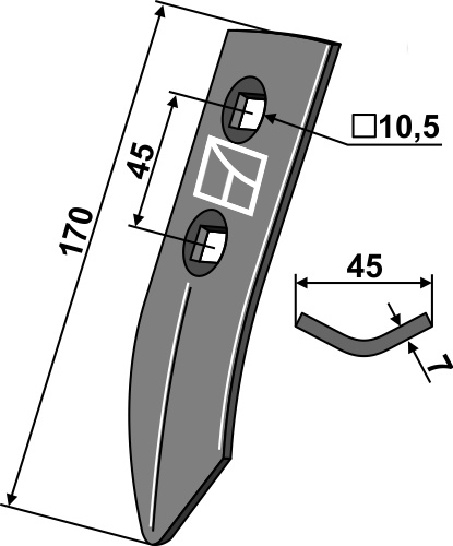 Kuhn - Kultivator dele