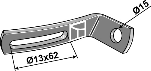 Halter rechts geeignet für: Massey Ferguson