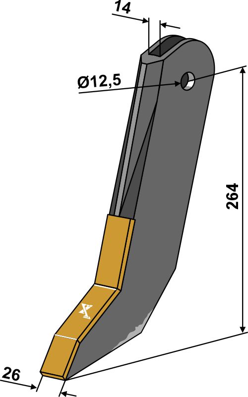 EP Schar - Hartmetall geeignet für: Simba tungsten carbide reinforced wearing parts 