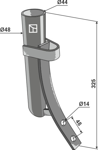 Güllerohr Ø48