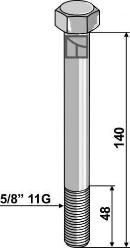 Schraube 5/8'' 11G