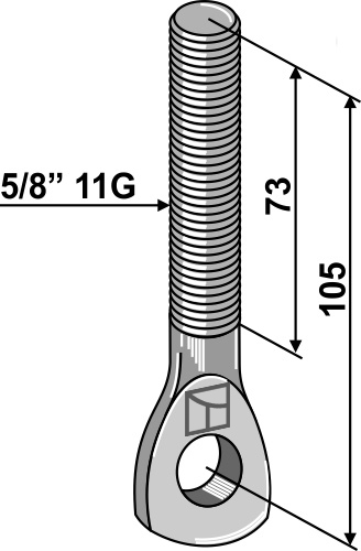 Augenschraube 5/8'' 11G