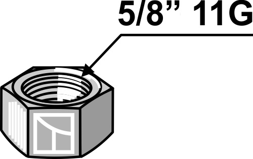 Mutter 5/8'' 11G