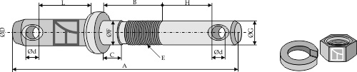 Lower - link pins