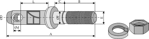 Lower - link pins