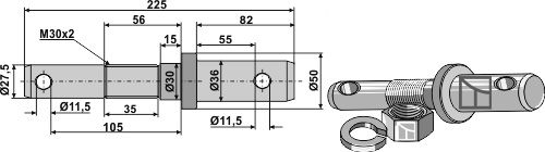 Frost Ploeglichaam type ST - 10mm