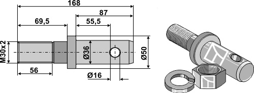 Lower - link pins - Cat. III