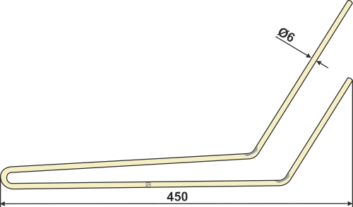 Sternradschwader Ø6 geeignet für: Niemeyer Sternradschwader