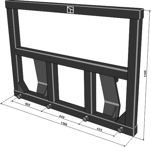 Suport furcă baloți