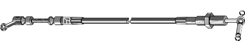 Bowdenzug - 2000 geeignet für: Nordhydraulik Cables teleflexibles